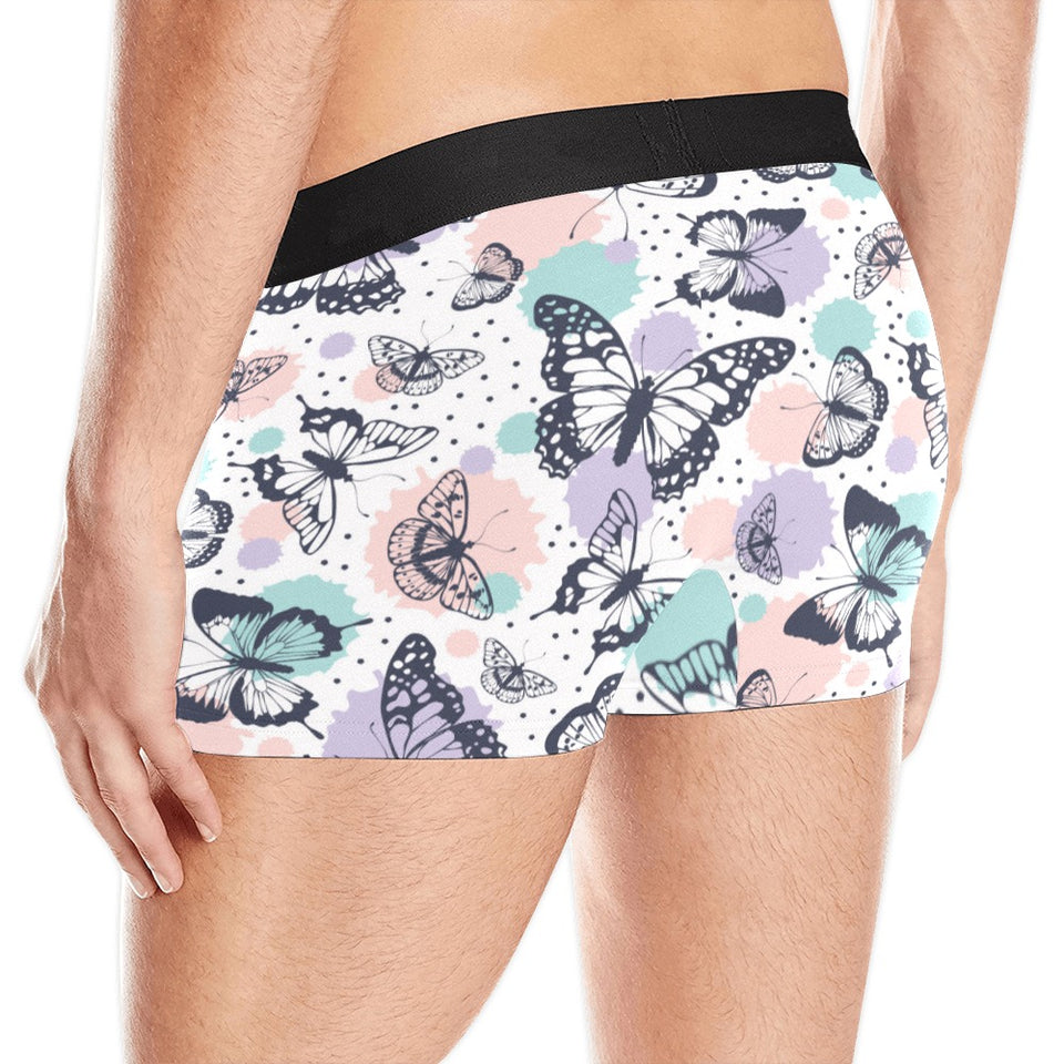 Butterfly pattern Men's All Over Print Boxer Briefs Men's Underwear