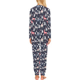 Deers Winter Christmas pattern Women's All Over Print Pajama Set
