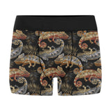 Chameleon lizard tropical leaves palm tree Men's All Over Print Boxer Briefs Men's Underwear