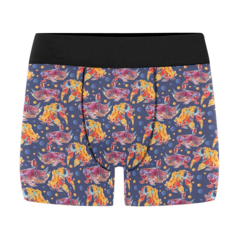 Goldfish Pattern Print Design 05 Men's All Over Print Boxer Briefs Men's Underwear