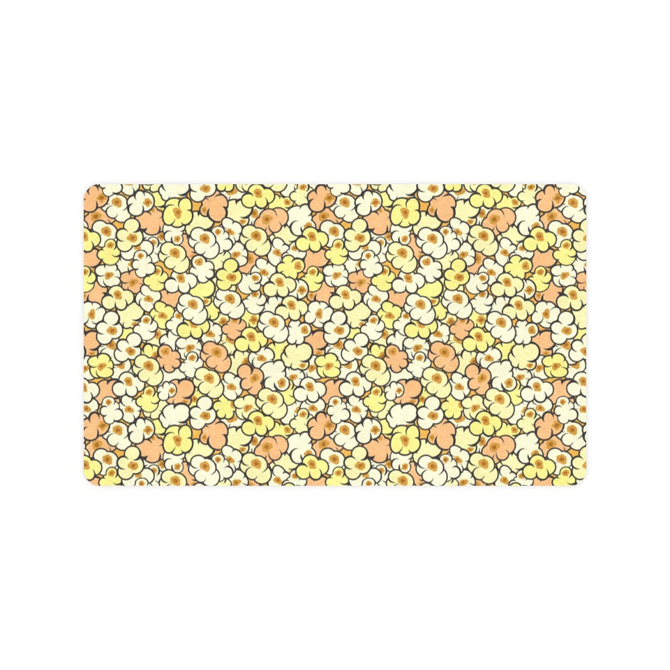 Popcorn Pattern Print Design 03 Doormat