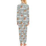 Beautiful deers Winter Christmas Women's All Over Print Pajama Set