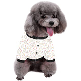 Tennis Pattern Print Design 04 All Over Print Pet Dog Round Neck Fuzzy Shirt