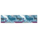 Whale design pattern Table Runner