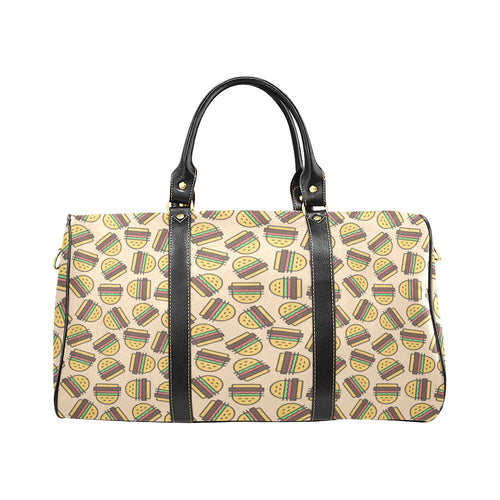 Hamburger Pattern Print Design 01 Travel Bag