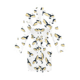 Eagle Pattern Print Design 03 Women's Long Sleeve Belted Night Robe