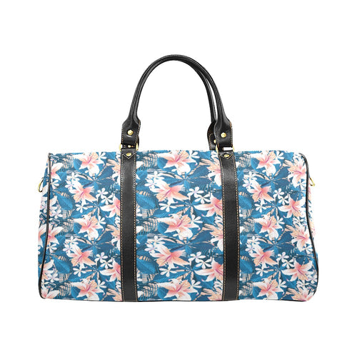 Hibiscus Pattern Print Design 02 Travel Bag