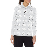 Bull Terrier Pattern Print Design 01 Women's Long Sleeve Polo Shirt