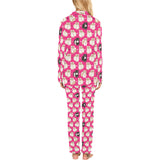 Guinea Pig Pattern Print Design 01 Women's Long Pajama Set