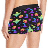 Colorful halloween background Men's All Over Print Boxer Briefs Men's Underwear