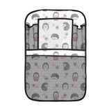 Hedgehog Pattern Print Design 02 Car Seat Back Organizer