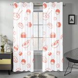 Sushi pattern Gauze Curtain