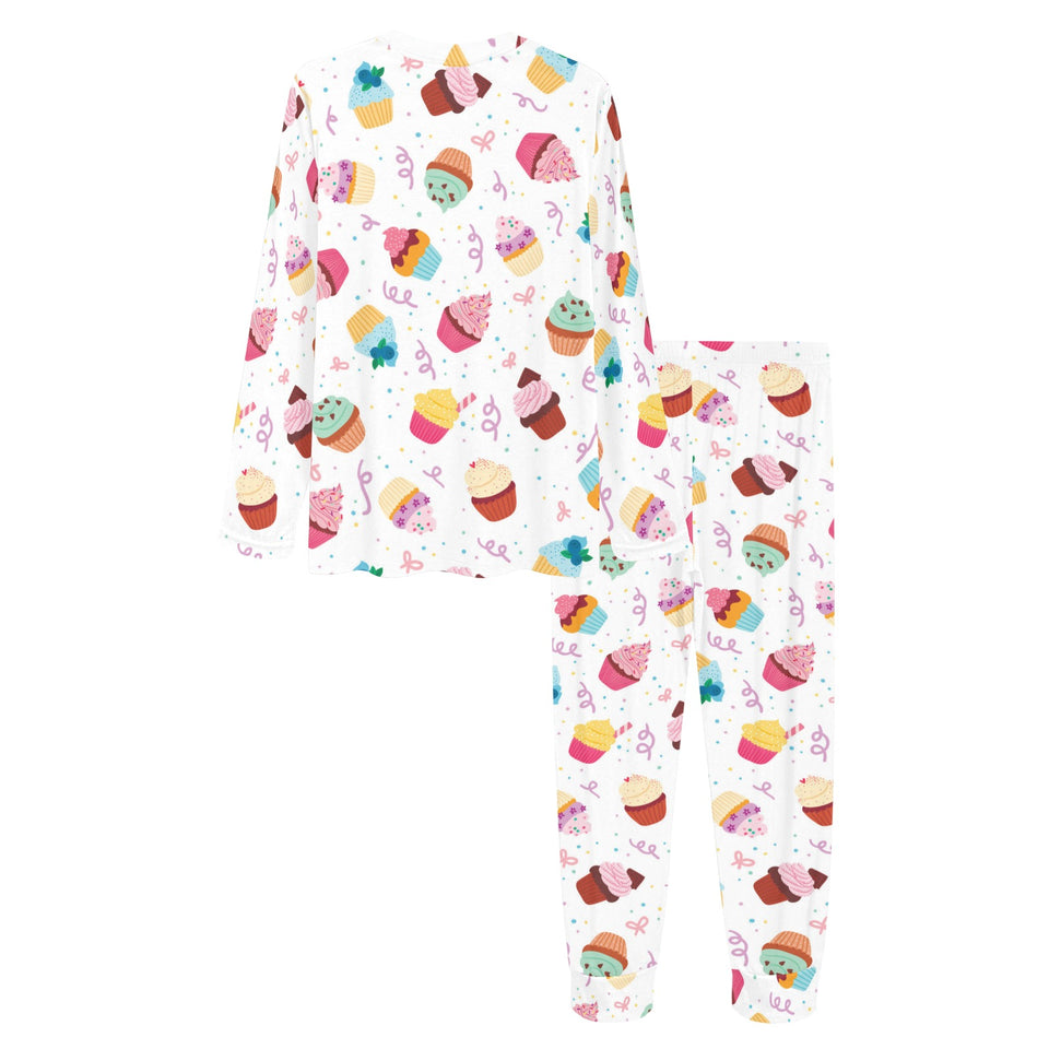 Cake cupcake design pattern Women's All Over Print Pajama Set