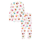 Cake cupcake design pattern Women's All Over Print Pajama Set