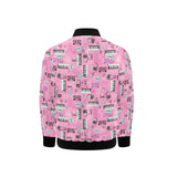 Piano Pattern Print Design 01 Kids' Boys' Girls' Bomber Jacket