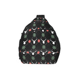 Deer Christmas new year pattern argyle All Over Print Chest Bag