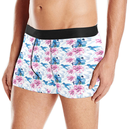 Hummingbird Pattern Print Design 02 Men's All Over Print Boxer Briefs Men's Underwear