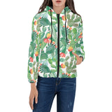Cactus design pattern copy Women's Padded Hooded Jacket