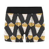 French fries dark background Men's All Over Print Boxer Briefs Men's Underwear
