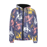 Koi Fish Carp Fish pattern Men's Padded Hooded Jacket