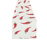 Chili peppers pattern Table Runner