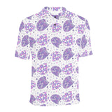 Hedgehog Pattern Print Design 05 Men's All Over Print Polo Shirt