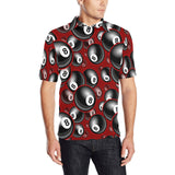 Billiard Ball Pattern Print Design 05 Men's All Over Print Polo Shirt
