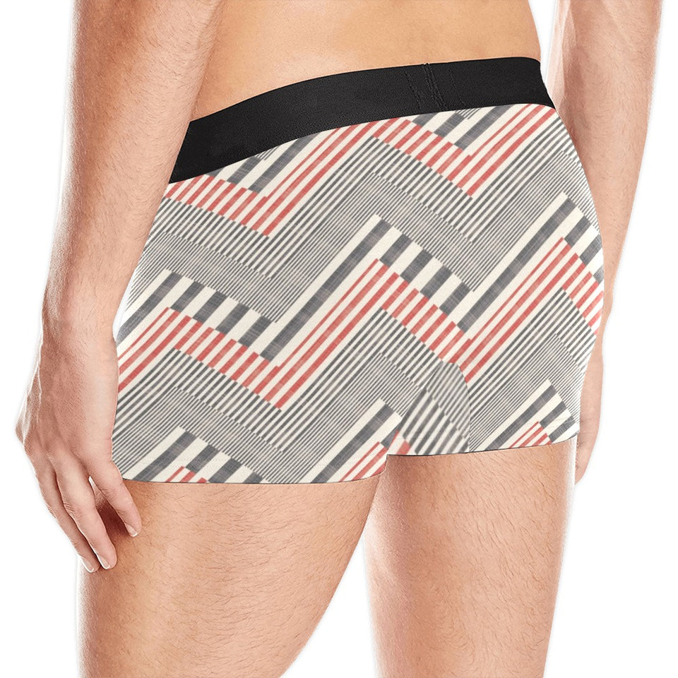 zigzag chevron striped pattern Men's All Over Print Boxer Briefs Men's Underwear