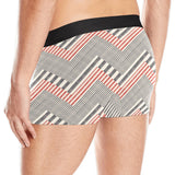 zigzag chevron striped pattern Men's All Over Print Boxer Briefs Men's Underwear