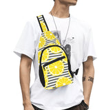 slice of lemon design pattern All Over Print Chest Bag