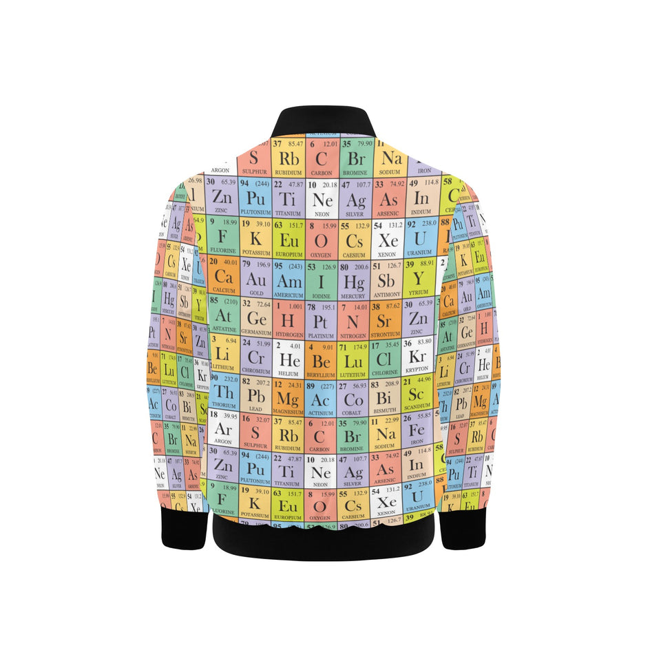 Chemistry Periodic Table Pattern Print Design 01 Kids' Boys' Girls' Bomber Jacket