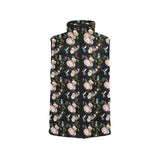 Hummingbird Pattern Print Design 03 Men's Padded Vest