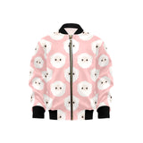 Cute sheep pattern Kids' Boys' Girls' Bomber Jacket