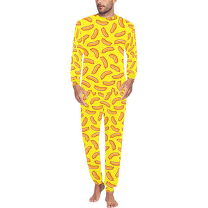 Sausage Pattern Print Design 01 Men's All Over Print Pajama