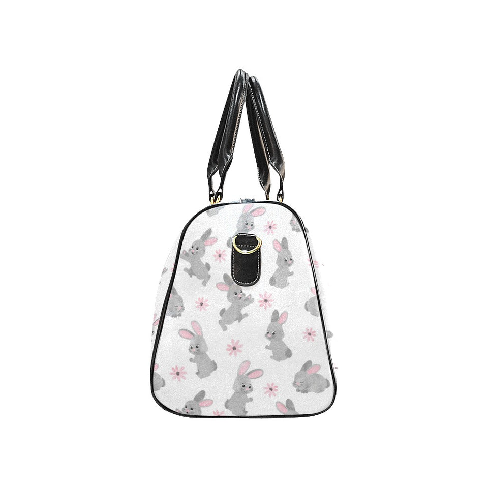 Watercolor cute rabbit pattern Travel Bag