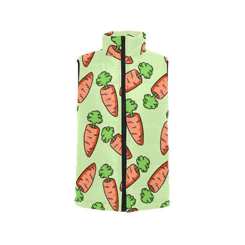 Carrot Pattern Print Design 05 Men's Padded Vest