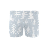 Christmas tree winter forest pattern Men's Swimming Trunks