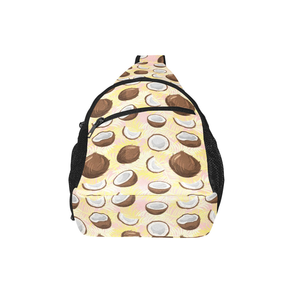 Coconut Pattern Print Design 05 All Over Print Chest Bag