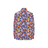 Goldfish Pattern Print Design 04 Women's Long Sleeve Polo Shirt