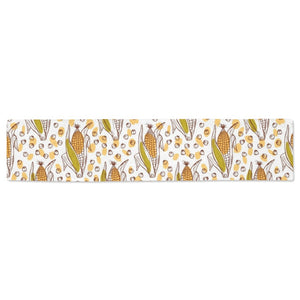 Corn Pattern Print Design 02 Table Runner