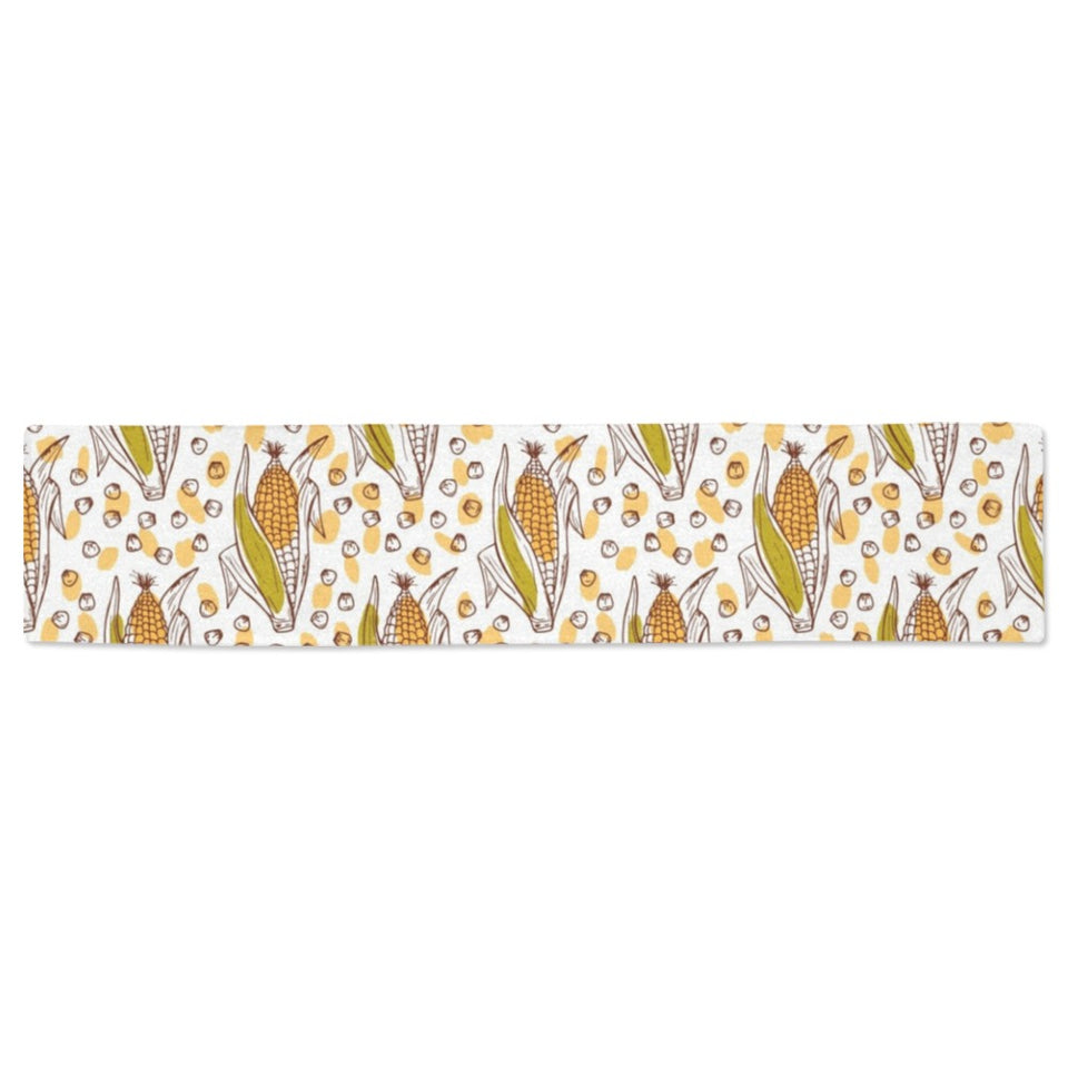 Corn Pattern Print Design 02 Table Runner