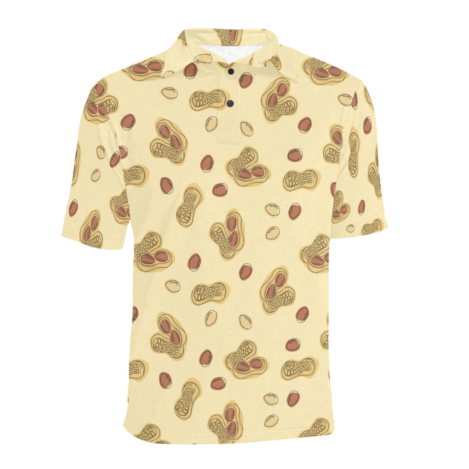 peanuts design pattern Men's All Over Print Polo Shirt