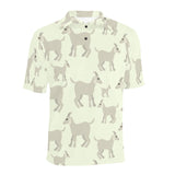 Little young goat pattern Men's All Over Print Polo Shirt