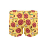 Pizza texture pattern Men's Swimming Trunks