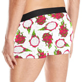 dragon fruits white background Men's All Over Print Boxer Briefs Men's Underwear