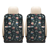 Cute sloths sleeping christmas ball santa hat patt Car Seat Back Organizer