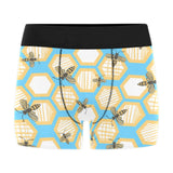 Bee honeycomb pattern Men's All Over Print Boxer Briefs Men's Underwear