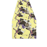 Ostrich Pattern Print Design 04 Table Runner
