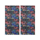 Octopus sea wave tropical fishe pattern Gauze Curtain