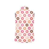 Colorful donut pattern Women's Padded Vest